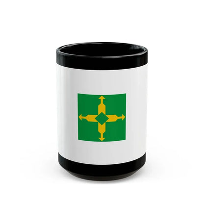 Flag of the Federal District Brazil - Black Coffee Mug 15oz - Go Mug Yourself