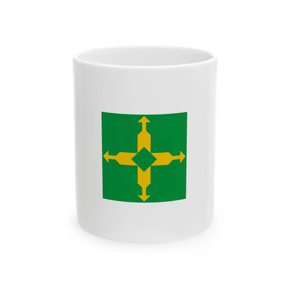 Flag of the Federal District Brazil - White Coffee Mug 11oz - Go Mug Yourself