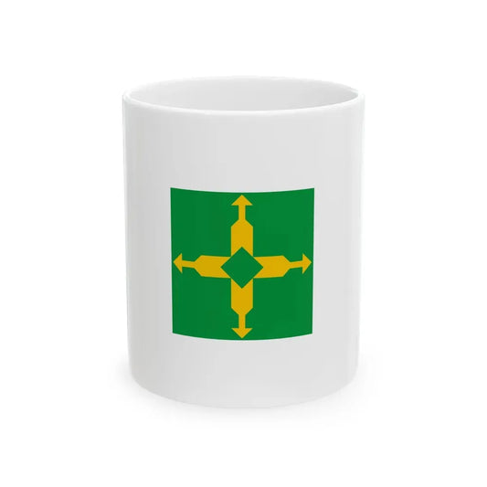 Flag of the Federal District Brazil - White Coffee Mug 11oz - Go Mug Yourself