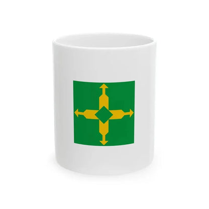 Flag of the Federal District Brazil - White Coffee Mug 11oz - Go Mug Yourself