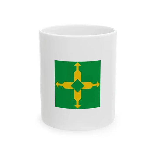 Flag of the Federal District Brazil - White Coffee Mug 11oz - Go Mug Yourself