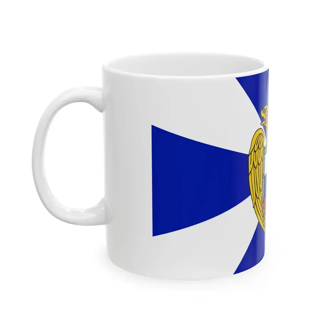Flag of the Federal Guard Service (Russia) White Coffee Mug - Go Mug Yourself