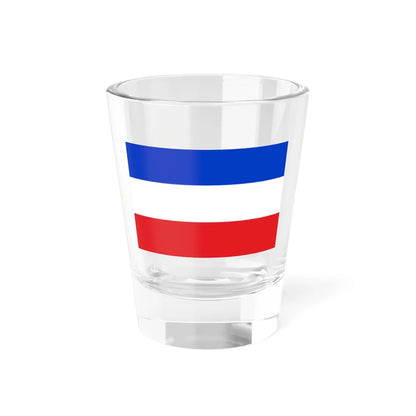 Flag of the Federal Republic of Yugoslavia (Yugoslavia) Shot Glass 1.5oz 1.5oz - Go Mug Yourself