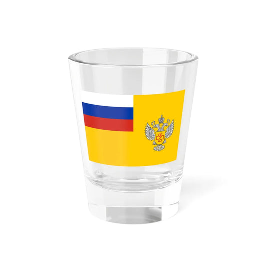Flag of the Federal service on supervision in sphere of protection of the rights of consumers (Russia) Shot Glass 1.5oz 1.5oz - Go Mug Yourself