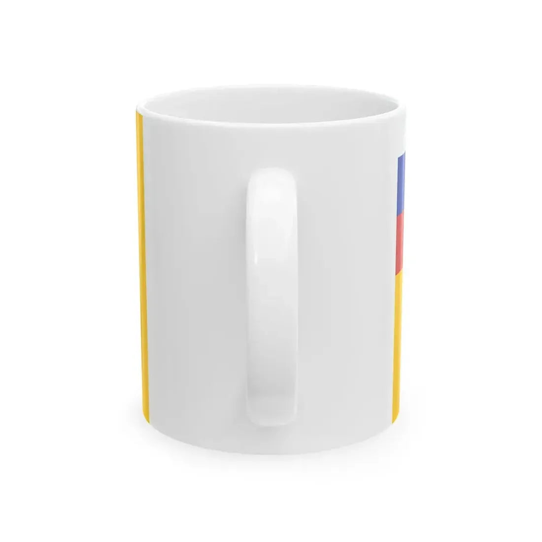 Flag of the Federal service on supervision in sphere of protection of the rights of consumers (Russia) White Coffee Mug - Go Mug Yourself