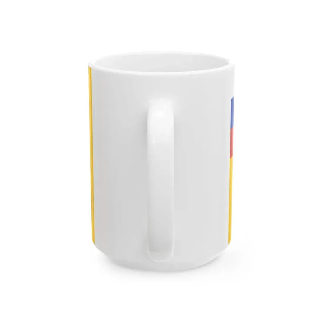 Flag of the Federal service on supervision in sphere of protection of the rights of consumers (Russia) White Coffee Mug - Go Mug Yourself
