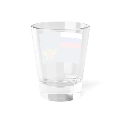 Flag of the Federal Tax Police Service of the Russian Federation 1997 (Russia) Shot Glass 1.5oz - Go Mug Yourself