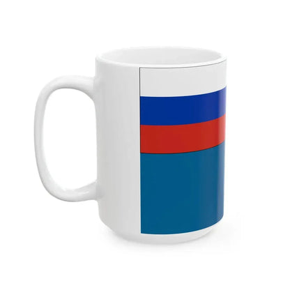 Flag of the Federal Tax Police Service of the Russian Federation 1997 (Russia) White Coffee Mug - Go Mug Yourself