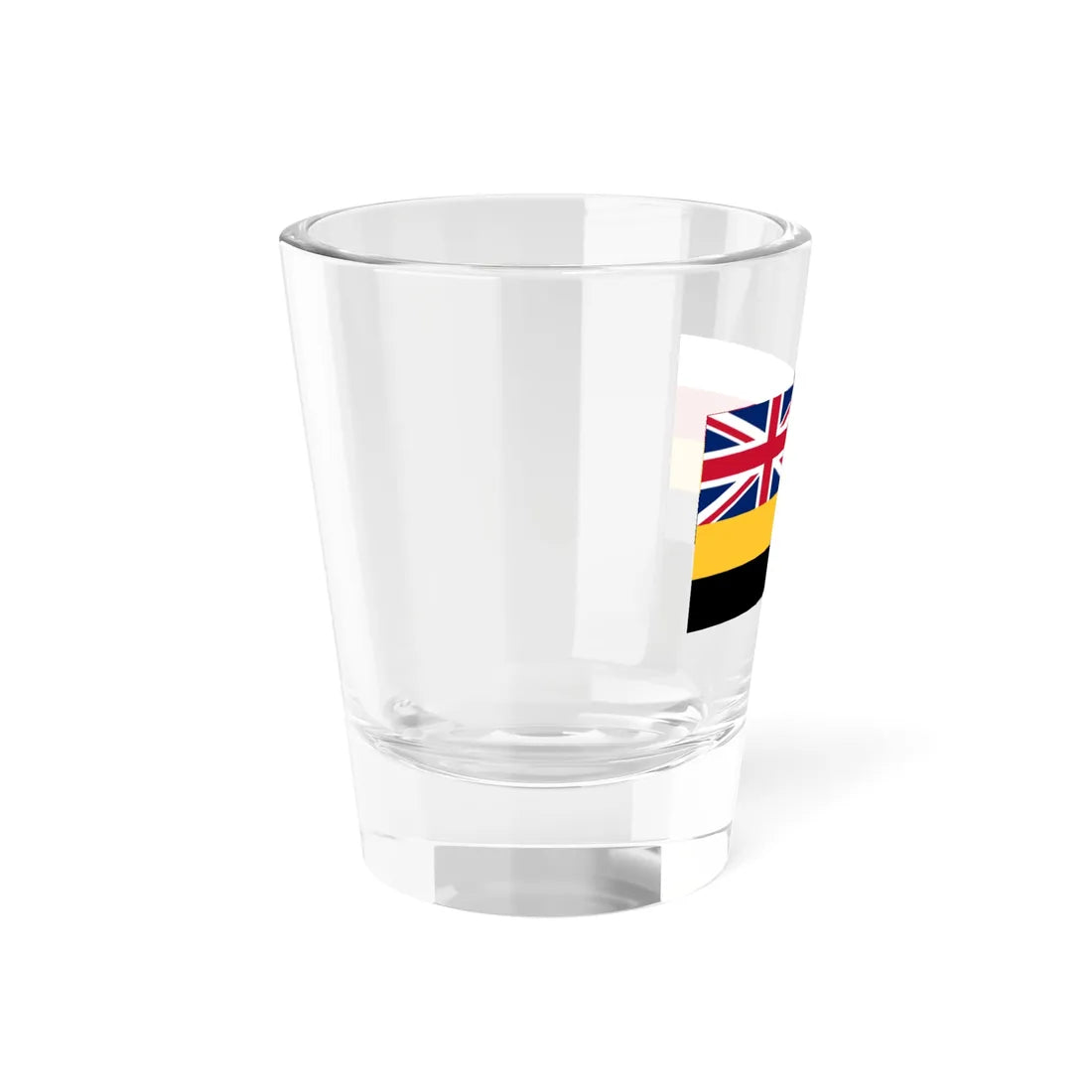 Flag of the Federated Malay States Civil Ensign (Malaysia) Shot Glass 1.5oz - Go Mug Yourself