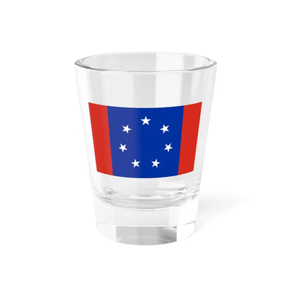 Flag of the Federated States of Antarctica Shot Glass 1.5oz 1.5oz - Go Mug Yourself