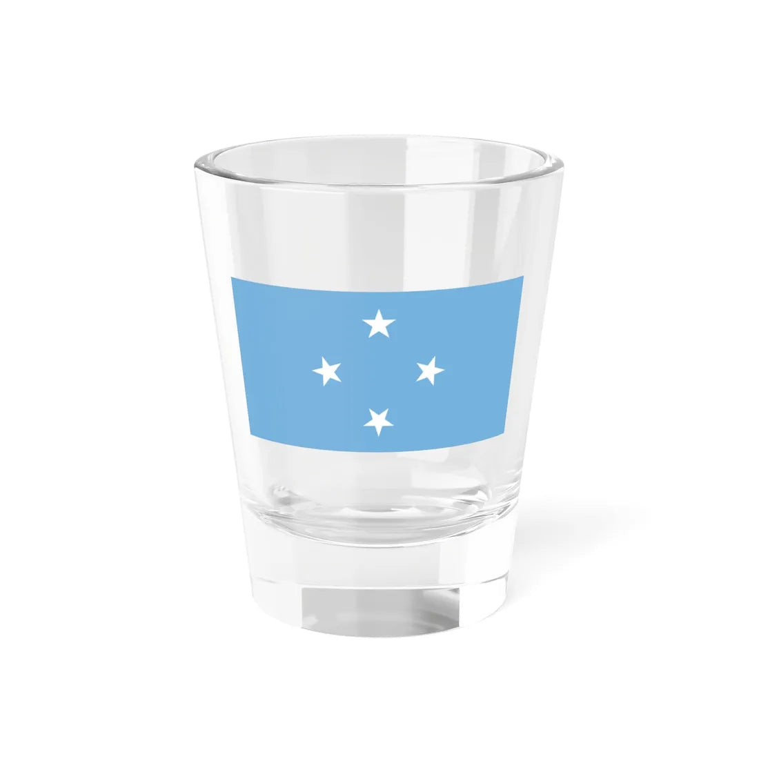 Flag of the Federated States of Micronesia (Micronesia) Shot Glass 1.5oz 1.5oz - Go Mug Yourself