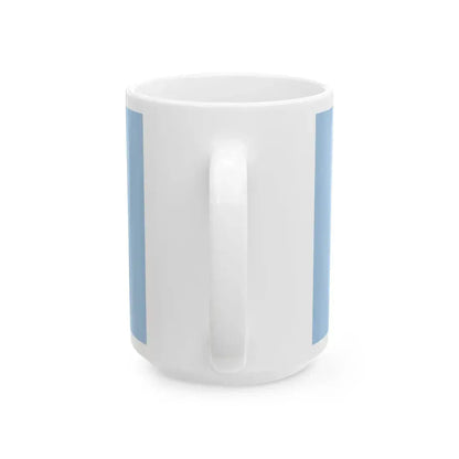 Flag of the Federated States of Micronesia Pantone (Micronesia) White Coffee Mug - Go Mug Yourself