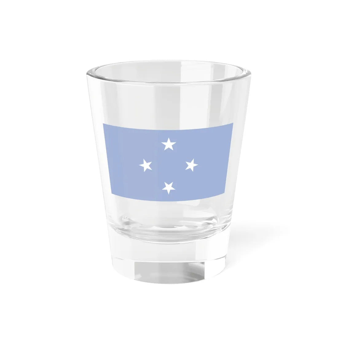 Flag of the Federated States of Micronesia WFB 2000 (Micronesia) Shot Glass 1.5oz 1.5oz - Go Mug Yourself