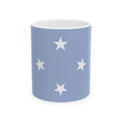 Flag of the Federated States of Micronesia WFB 2000 (Micronesia) White Coffee Mug 11oz - Go Mug Yourself