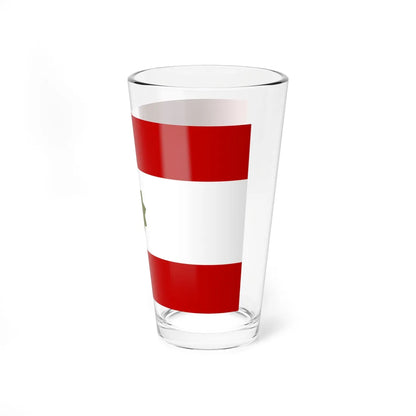 Flag of the Federation of Arab Emirates 3-2 (United Arab Emirates) Pint Glass 16oz - Go Mug Yourself