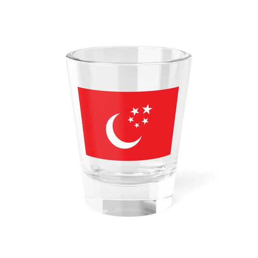 Flag of the Felicity Party (Turkey) Shot Glass 1.5oz 1.5oz - Go Mug Yourself