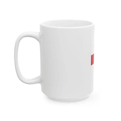 Flag of the field hospitals of the Royal Hungarian Defence Forces 1939 (Hungary) White Coffee Mug - Go Mug Yourself