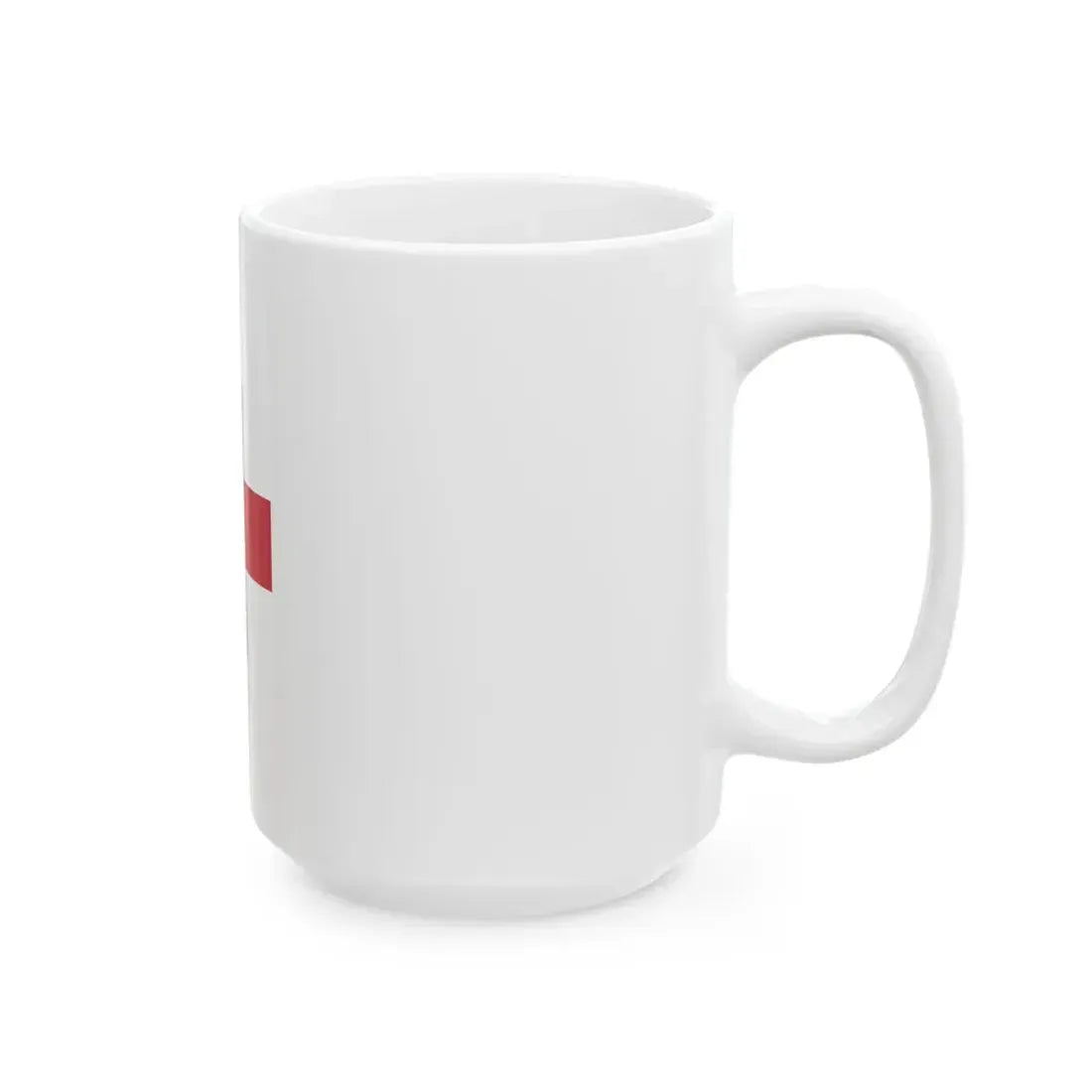 Flag of the field hospitals of the Royal Hungarian Defence Forces 1939 (Hungary) White Coffee Mug - Go Mug Yourself