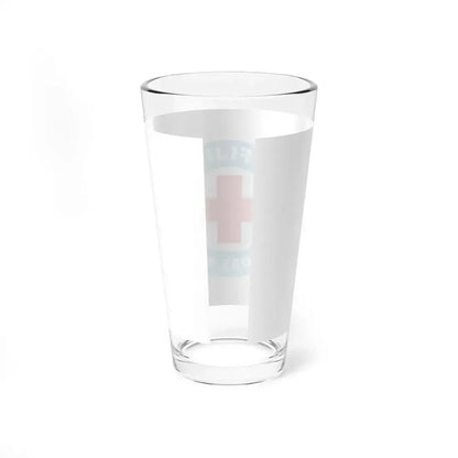 Flag of the Fiji Red Cross Society (Fiji) Pint Glass 16oz - Go Mug Yourself
