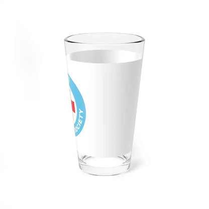 Flag of the Fiji Red Cross Society (Fiji) Pint Glass 16oz - Go Mug Yourself