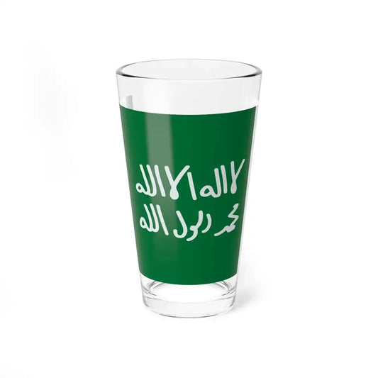 Flag of the First and Second Saudi State 1744-1891 (Saudi Arabia) Pint Glass 16oz 16oz - Go Mug Yourself