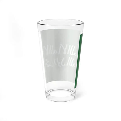 Flag of the First and Second Saudi State 1744-1891 (Saudi Arabia) Pint Glass 16oz - Go Mug Yourself