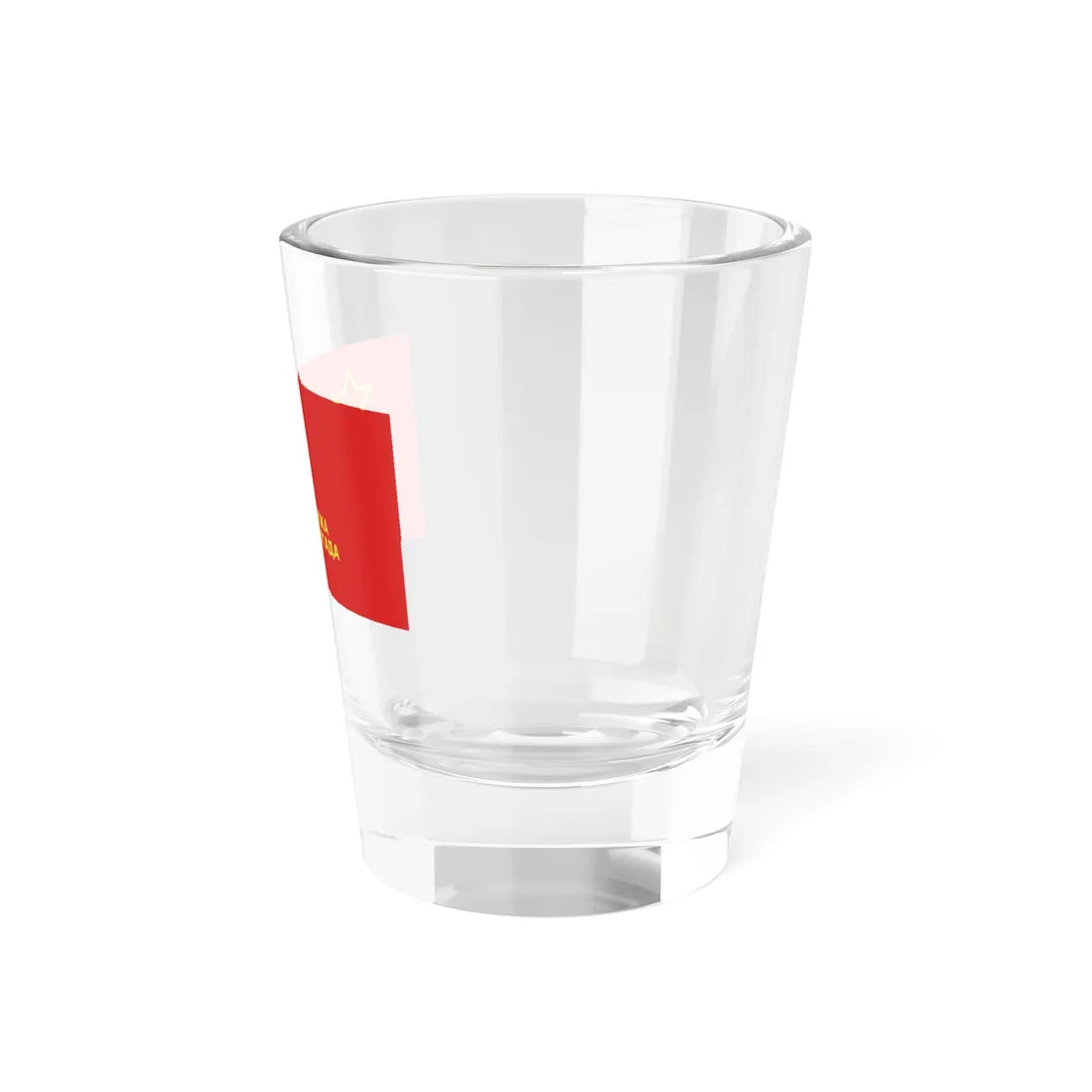 Flag of the First Macedonian Brigade (North Macedonia) Shot Glass 1.5oz - Go Mug Yourself
