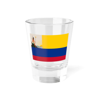 Flag of the First Republic of Venezuela version 1 (Venezuela) Shot Glass 1.5oz 1.5oz - Go Mug Yourself