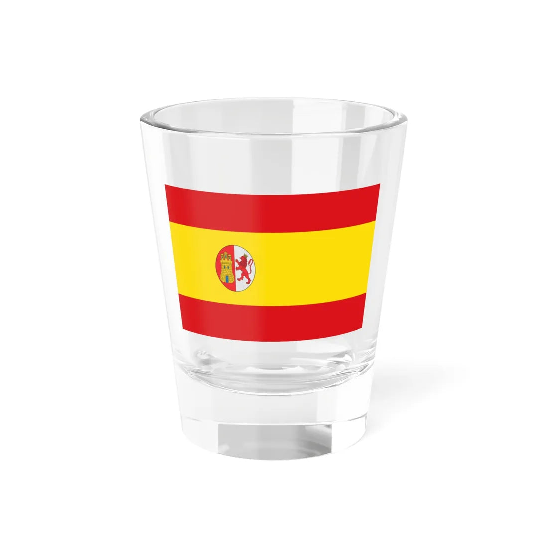 Flag of the First Spanish Republic (Spain) Shot Glass 1.5oz 1.5oz - Go Mug Yourself
