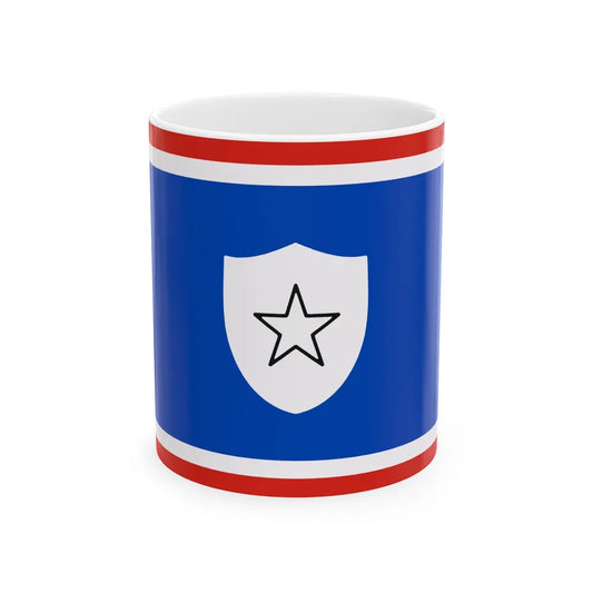 Flag of the First Vice Minister of Cuba (Cuba) White Coffee Mug 11oz - Go Mug Yourself