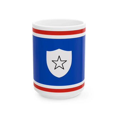 Flag of the First Vice Minister of Cuba (Cuba) White Coffee Mug 15oz - Go Mug Yourself