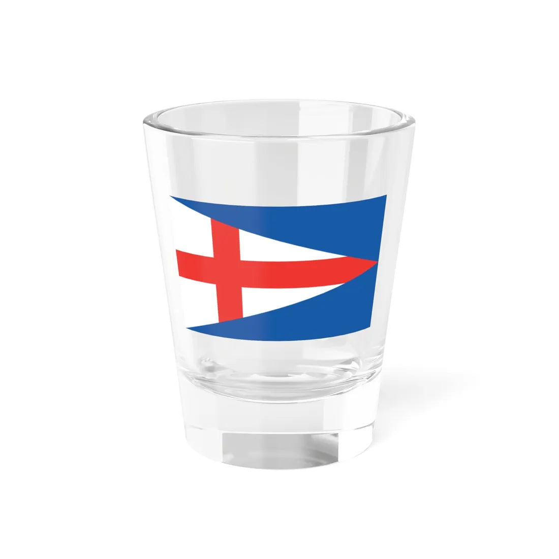 Flag of the Flag Institute 1971-2016 (United Kingdom) Shot Glass 1.5oz 1.5oz - Go Mug Yourself