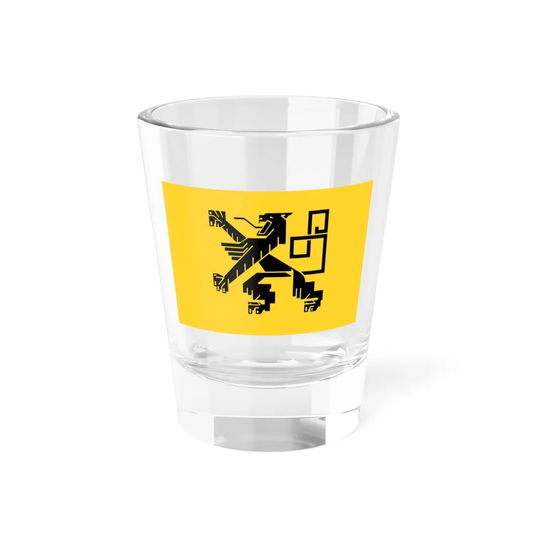 Flag of the Flemish Volunteer Legion Legion Flandern SS (Germany) Shot Glass 1.5oz 1.5oz - Go Mug Yourself