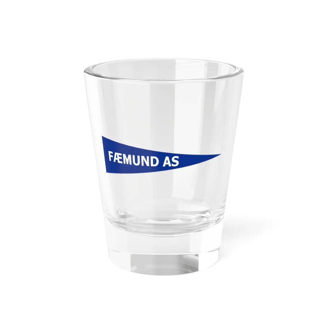 Flag of the Fæmund II (Norway) Shot Glass 1.5oz 1.5oz - Go Mug Yourself