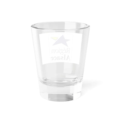 Flag of the former Region of Alsace (Belgium) Shot Glass 1.5oz - Go Mug Yourself