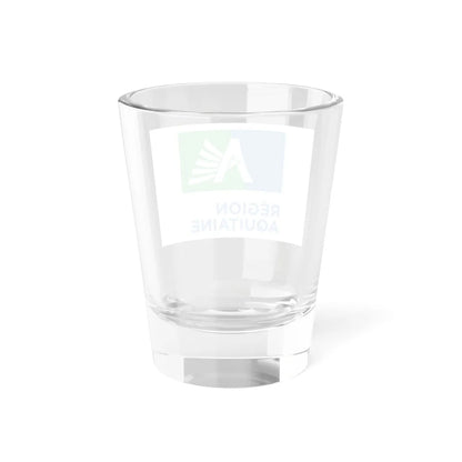 Flag of the former Region of Aquitaine (Belgium) Shot Glass 1.5oz - Go Mug Yourself