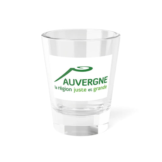 Flag of the former Region of Auvergne (Belgium) Shot Glass 1.5oz 1.5oz - Go Mug Yourself