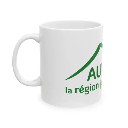 Flag of the former Region of Auvergne (Belgium) White Coffee Mug - Go Mug Yourself