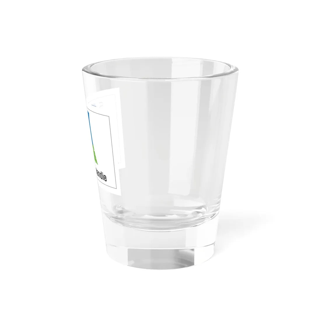 Flag of the former Region of Basse-Normandie (Belgium) Shot Glass 1.5oz - Go Mug Yourself