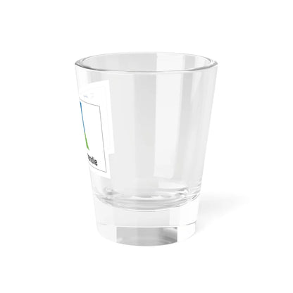 Flag of the former Region of Basse-Normandie (Belgium) Shot Glass 1.5oz - Go Mug Yourself