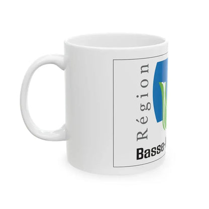 Flag of the former Region of Basse-Normandie (Belgium) White Coffee Mug - Go Mug Yourself