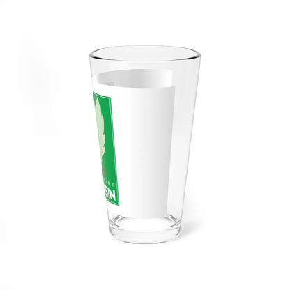 Flag of the former Region of Limousin (Belgium) Pint Glass 16oz - Go Mug Yourself