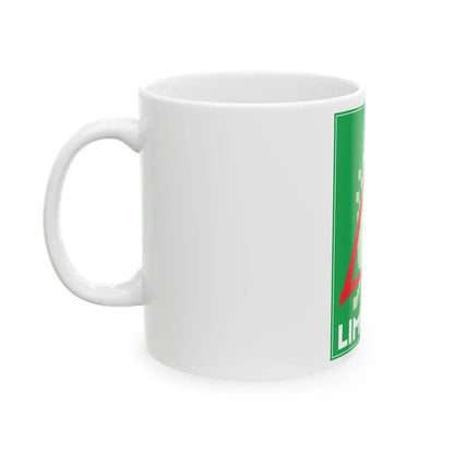 Flag of the former Region of Limousin (Belgium) White Coffee Mug - Go Mug Yourself