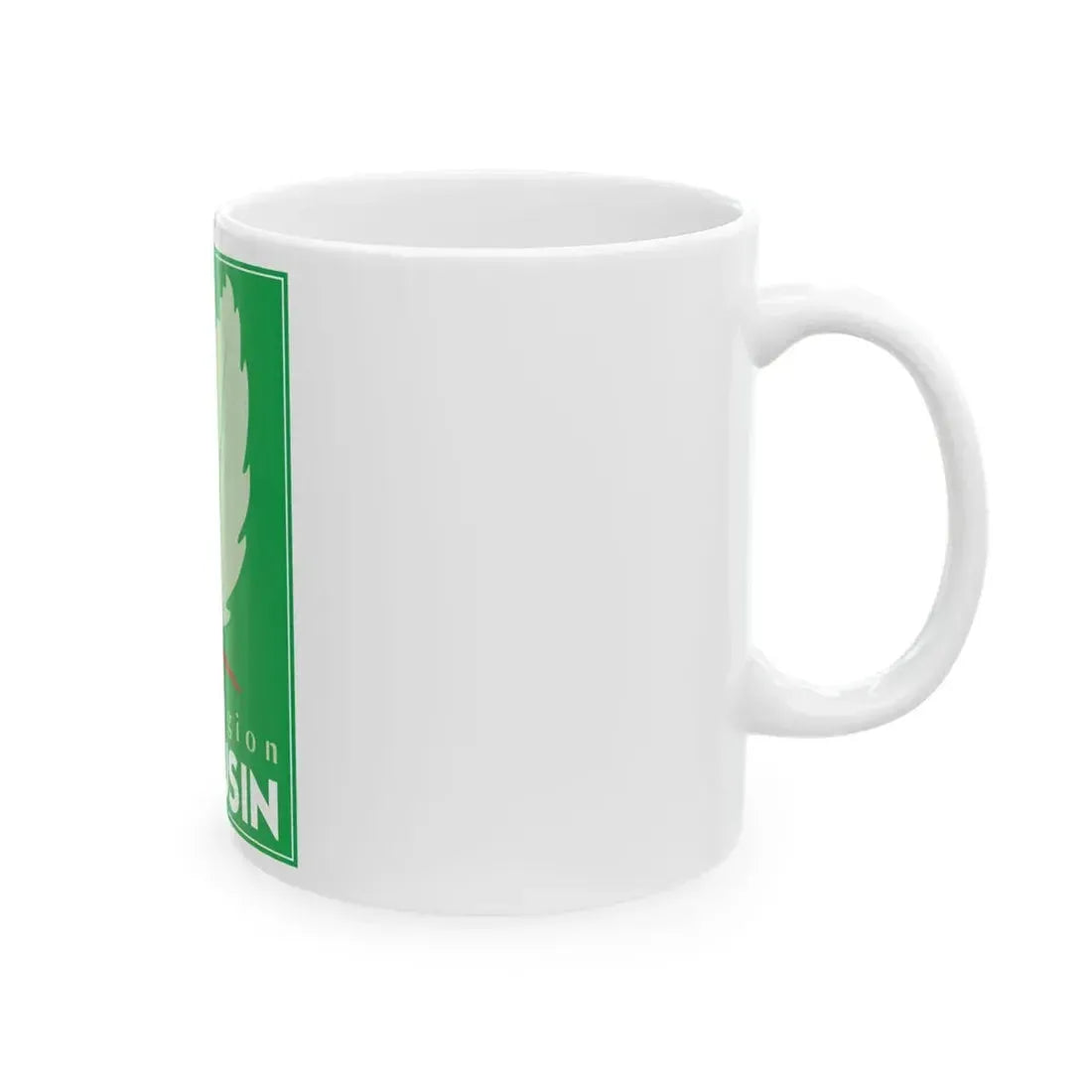 Flag of the former Region of Limousin (Belgium) White Coffee Mug - Go Mug Yourself