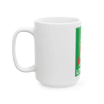 Flag of the former Region of Limousin (Belgium) White Coffee Mug - Go Mug Yourself