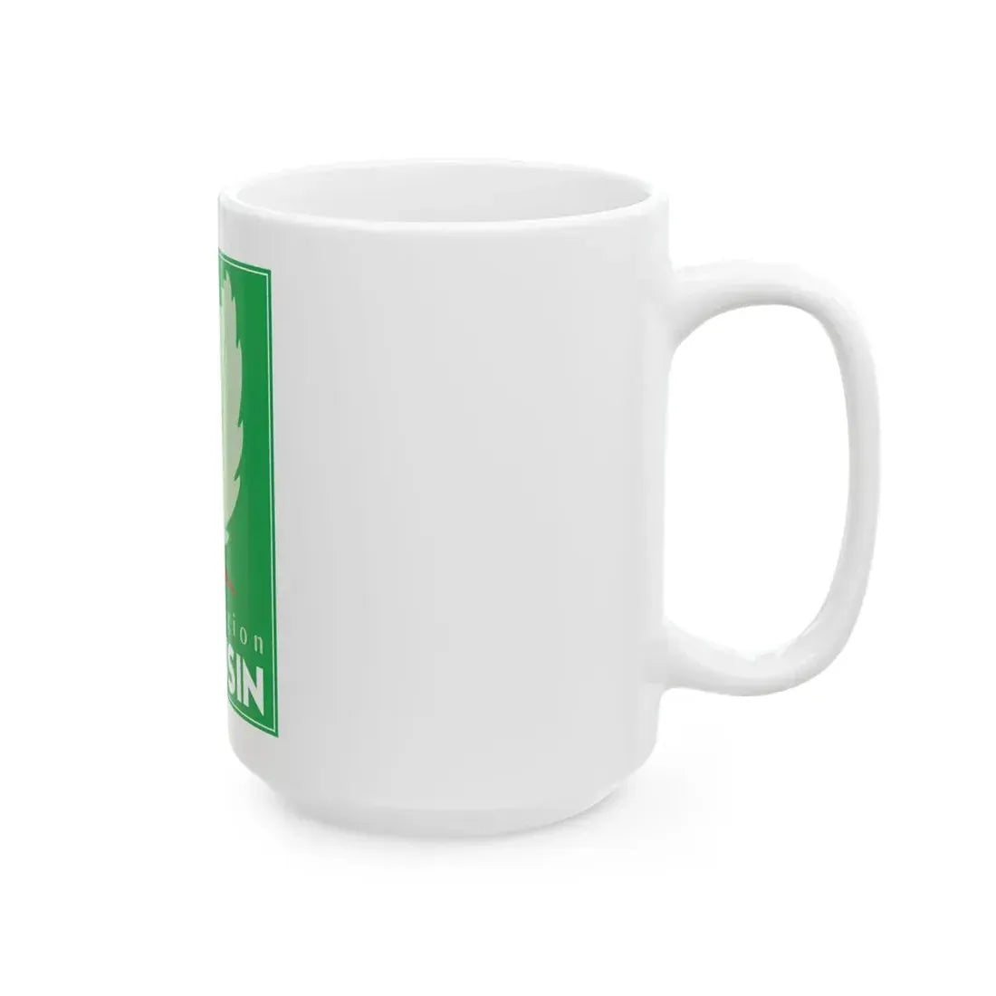 Flag of the former Region of Limousin (Belgium) White Coffee Mug - Go Mug Yourself