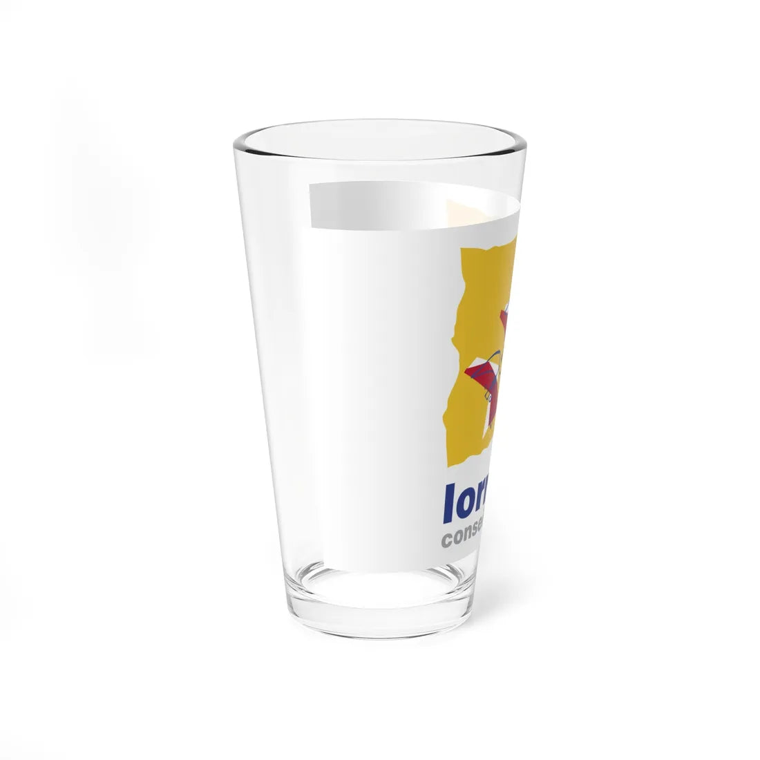 Flag of the former Region of Lorraine (Belgium) Pint Glass 16oz - Go Mug Yourself