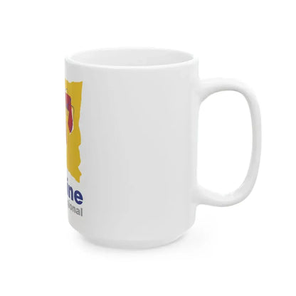 Flag of the former Region of Lorraine (Belgium) White Coffee Mug - Go Mug Yourself