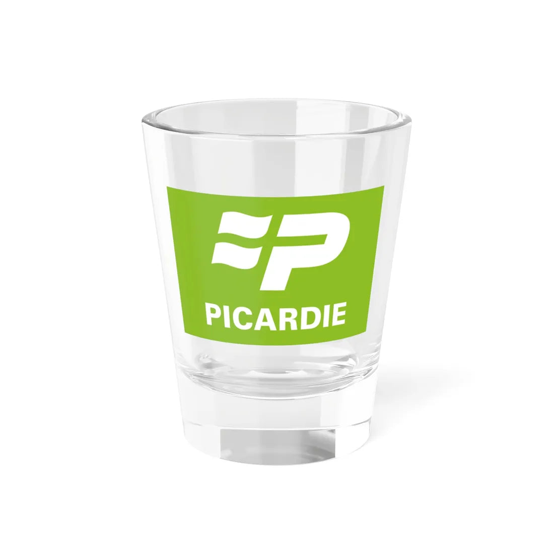 Flag of the former Region of Picardie (Belgium) Shot Glass 1.5oz 1.5oz - Go Mug Yourself