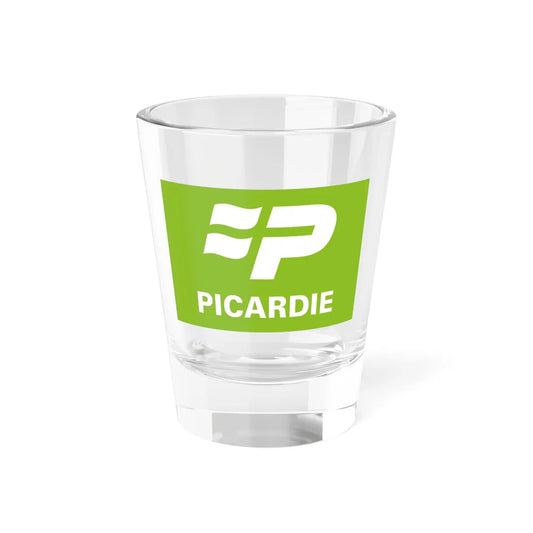 Flag of the former Region of Picardie (Belgium) Shot Glass 1.5oz 1.5oz - Go Mug Yourself